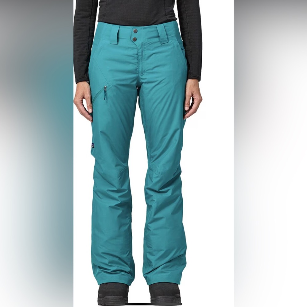 Patagonia H2sno in a dark teal xl insulated ski pant.